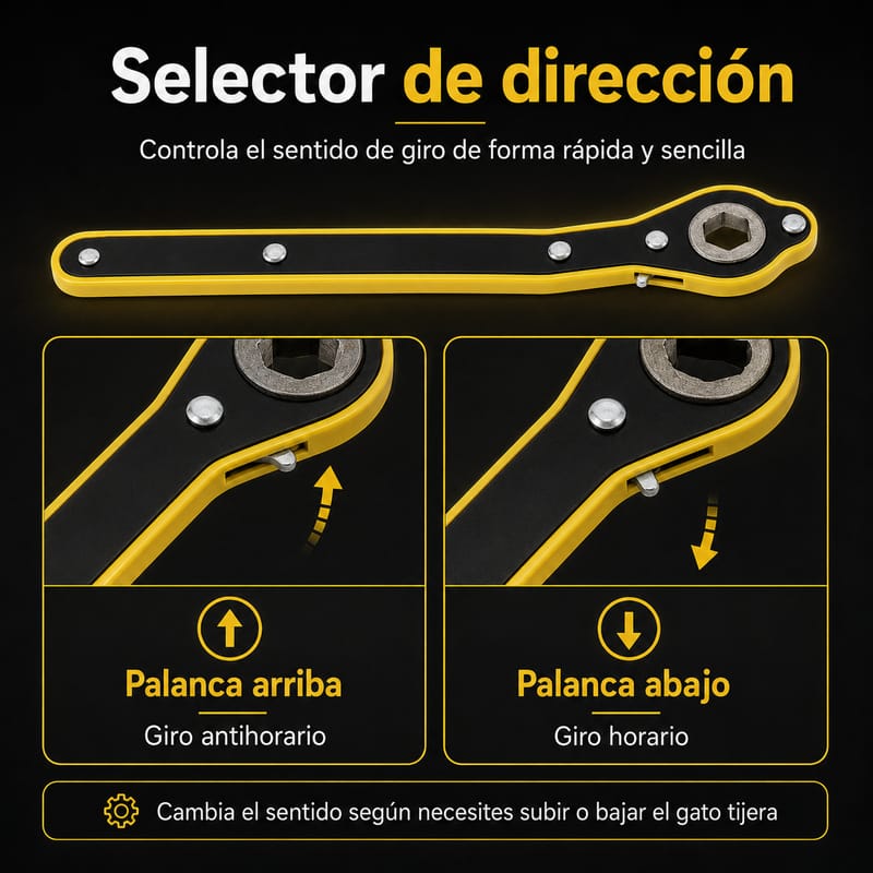Llave de trinquete para uso mas facil de Tricket - Image 4