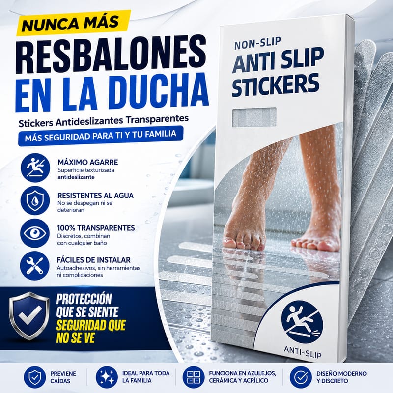 Tiras Antideslizantes para Ducha - Image 1