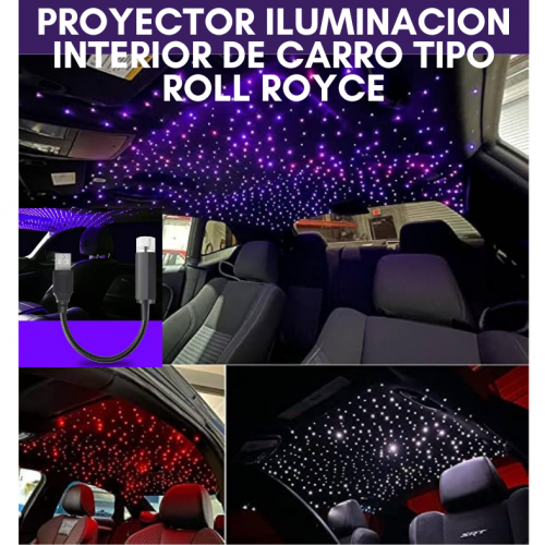 PROYECTOR INTERIOR DE CARRO TIPO ROLL ROYCE