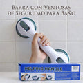 Barra con ventosas de seguridad para baño