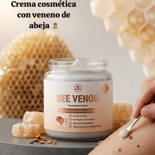 Bee crema cosmetica con venenno de abeja