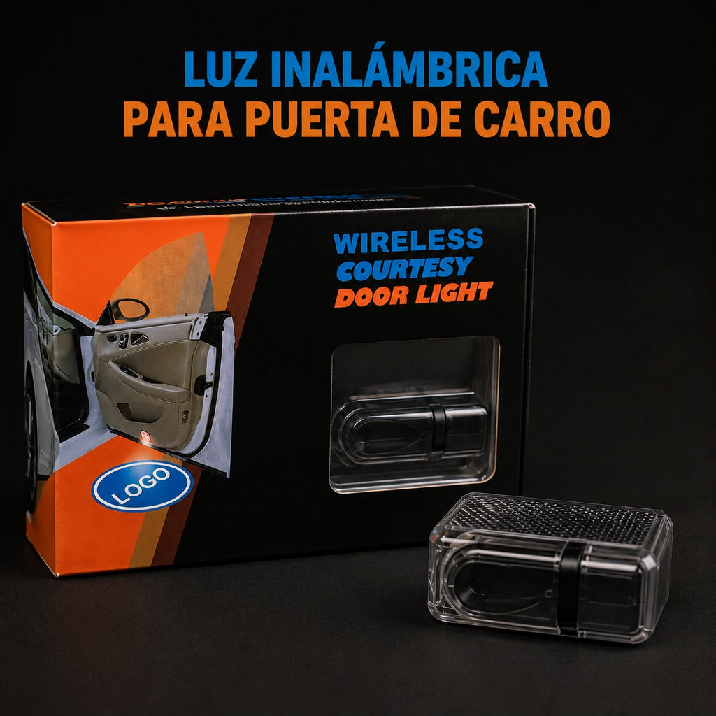 LUZ INALÁMBRICA PARA PUERTA DE CARRO