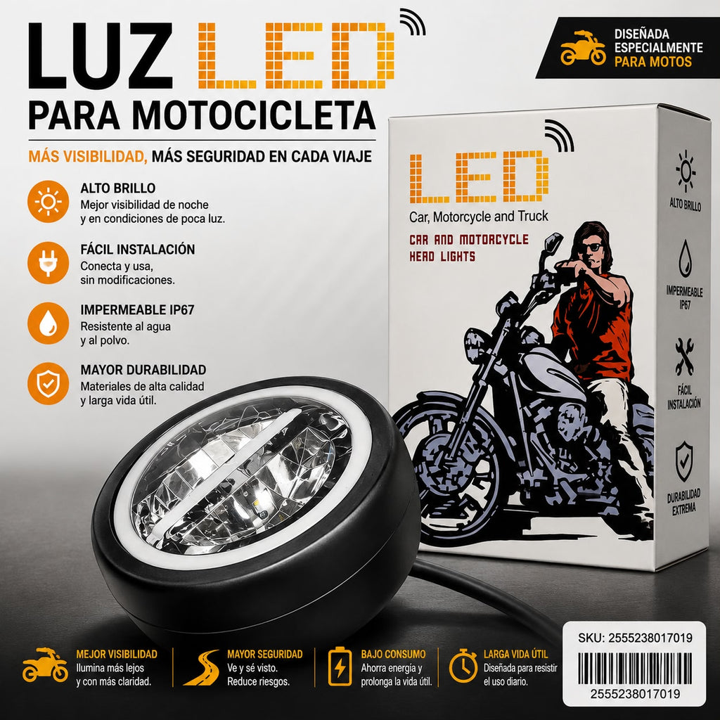LUZ LED PARA MOTOCICLETA