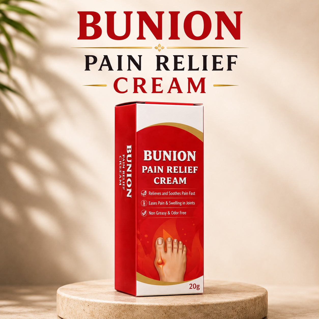 Crema para el Dolor de Juanete