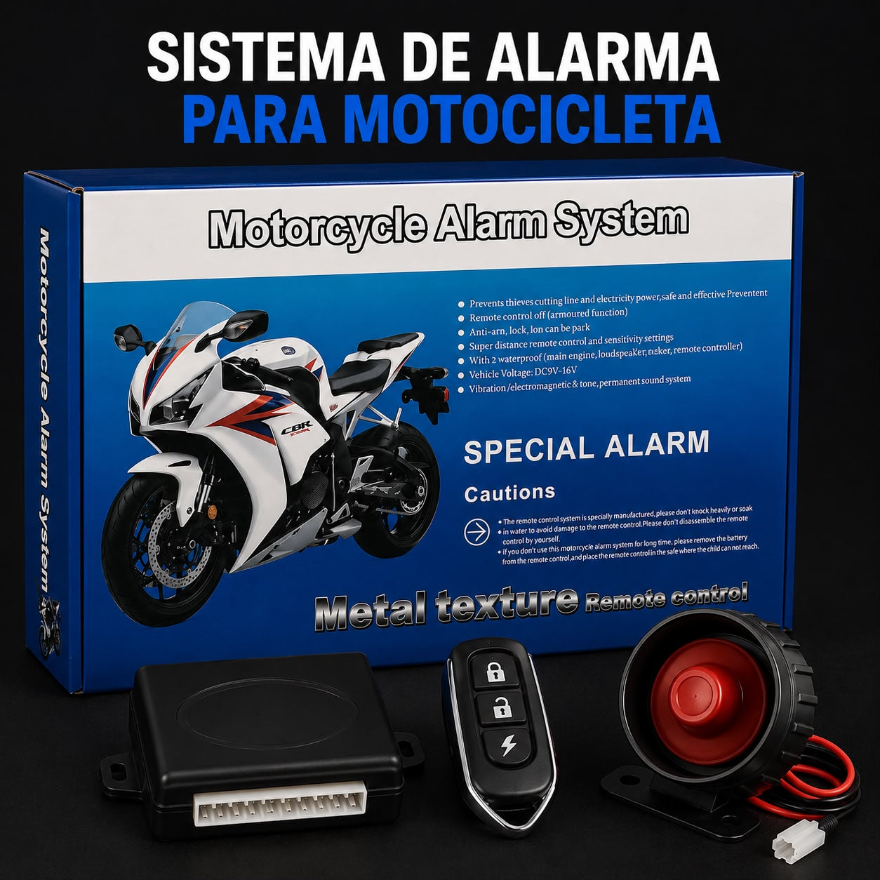 SISTEMA DE ALARMA PARA MOTOCICLETA