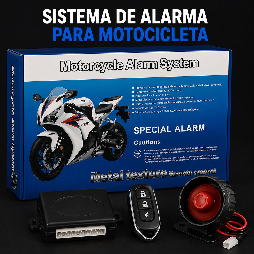 SISTEMA DE ALARMA PARA MOTOCICLETA