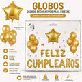 SET DE GLOBOS FELIZ CUMPLEAÑOS