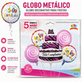 GLOBOS METÁLICOS FELIZ CUMPLEAÑOS S