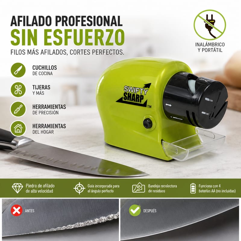 Afilador Eléctrico Inalámbrico - Image 1