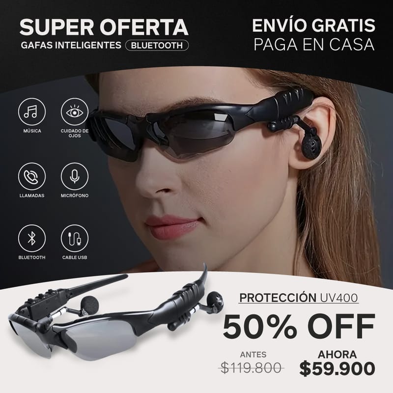 LENTES INTELIGENTES BLUETOOTH 5.0 - Image 2