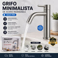 Grifo Minimalista de Acero Inoxidable - Image 1