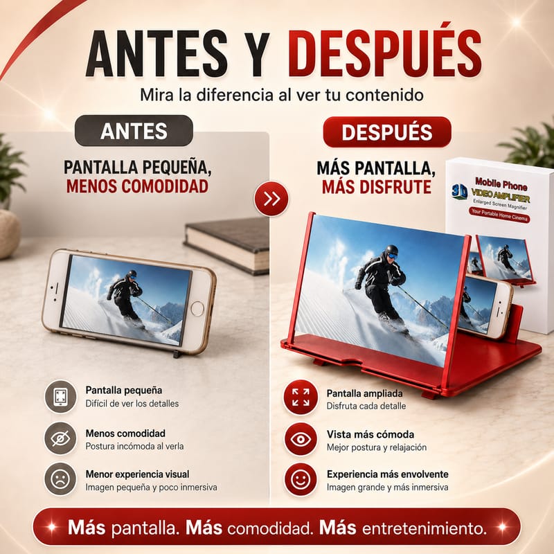Amplificador de Pantalla para Celular 3D - Image 4
