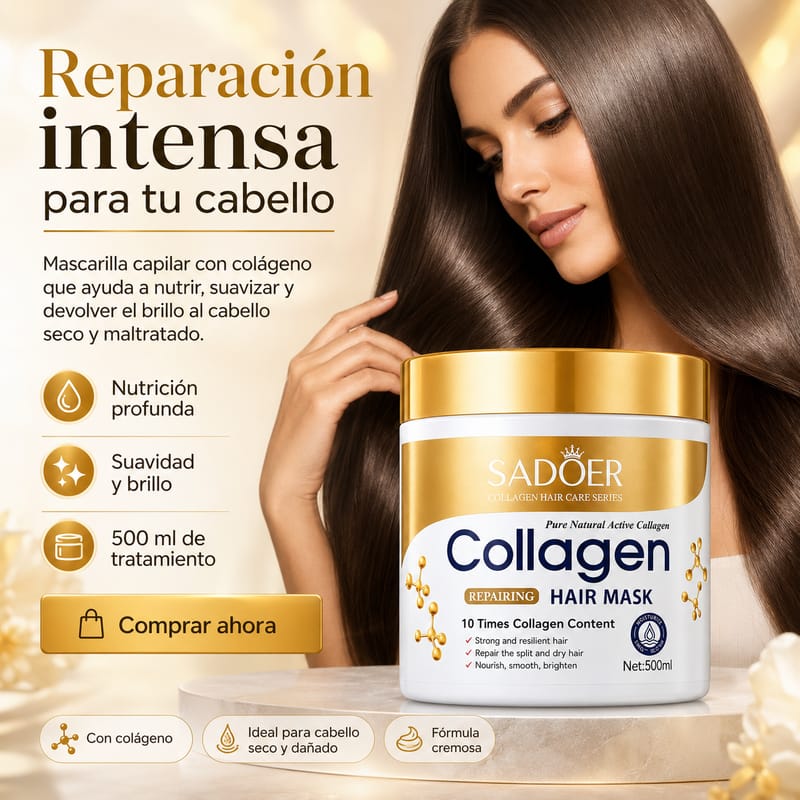 Mascarilla capilar de colágeno SADOER - Image 1